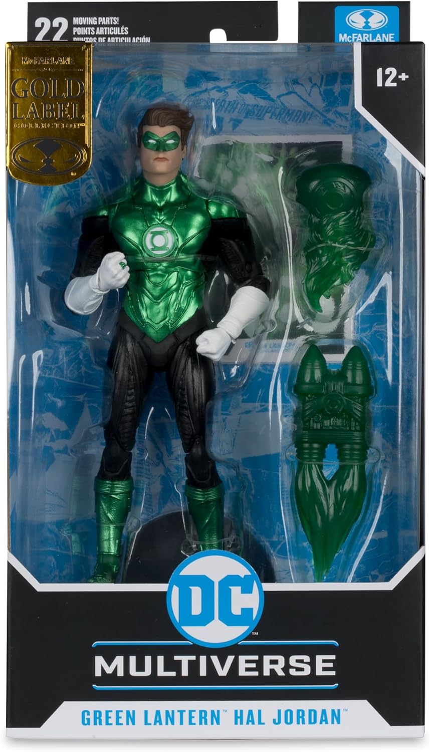 McFarlane DC Multiverse Green Lantern (Hal Jordan) Gold Label 7in Action Figure Toys