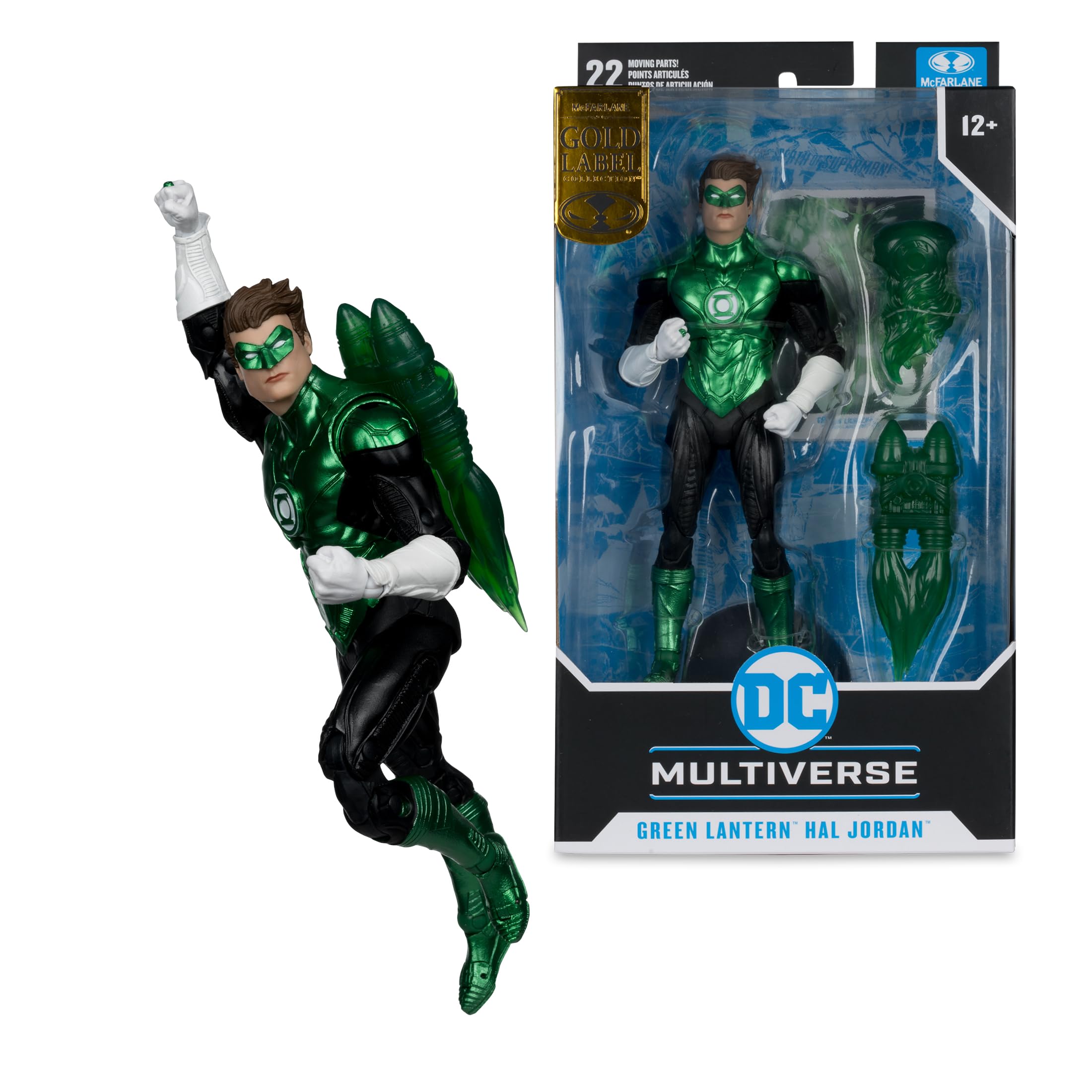 McFarlane DC Multiverse Green Lantern (Hal Jordan) Gold Label 7in Action Figure Toys