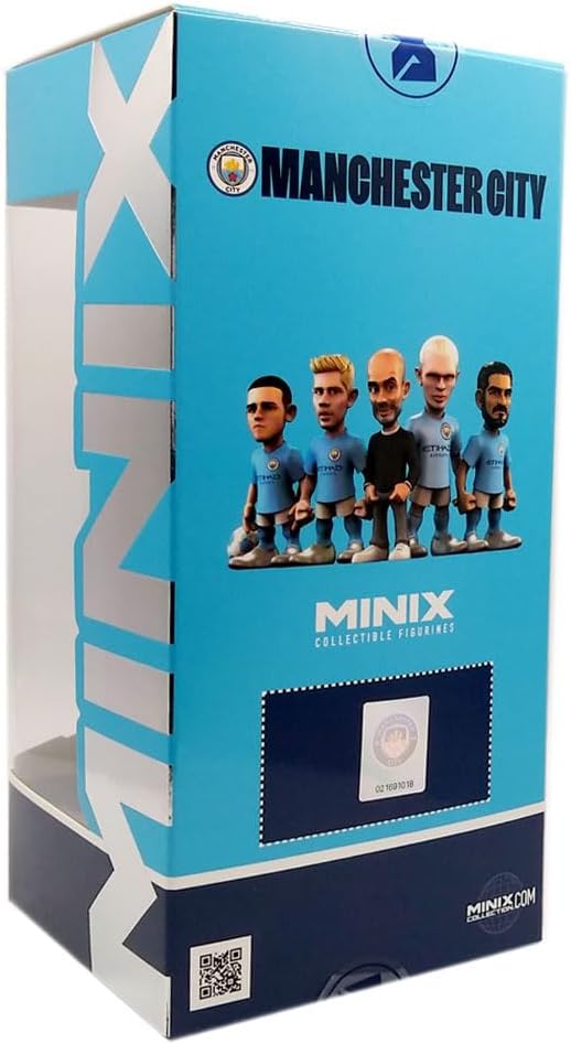 MINIX Bandai Manchester City Phil Foden Model | Collectable Phil Foden Figure | Bandai Football Toys Range | Collect Your Favourite Football Figures And Teams