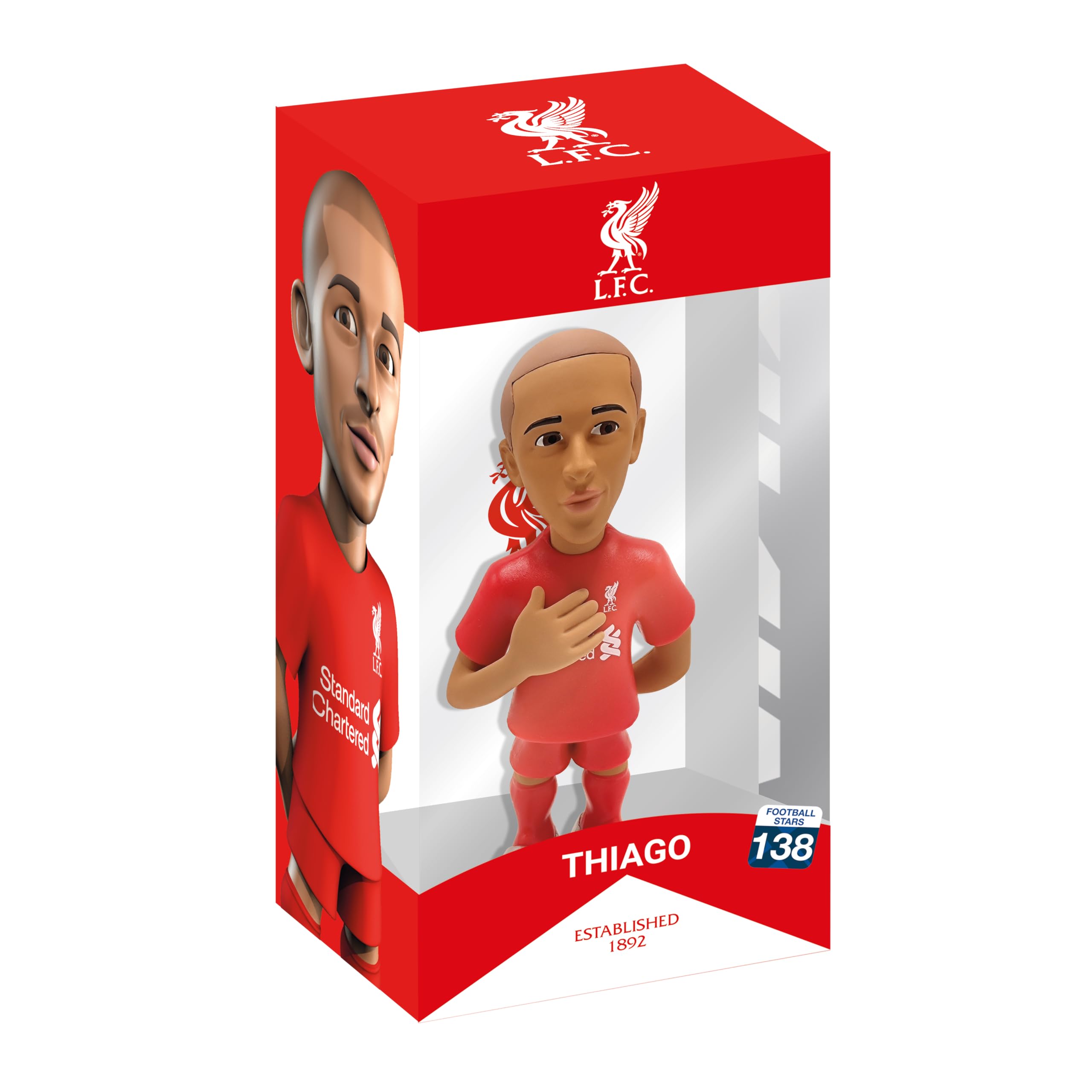MINIX - Football Stars #138 - Liverpool - Thiago 6 - Collectible Figure 12 cm