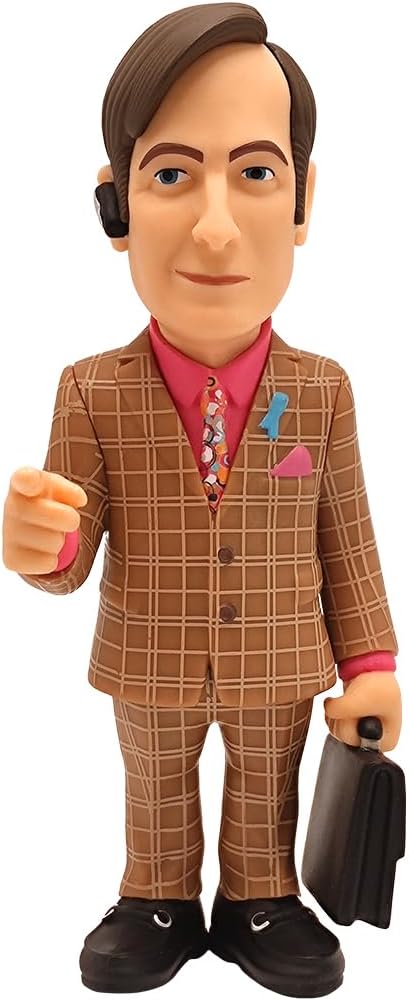 MINIX Bandai Saul Goodman Model | Collectable Saul Goodman Figure From The Better Call Saul TV Series | Bandai Better Call Saul Toys Range | Collect Your Favourite Better Call Saul Figures