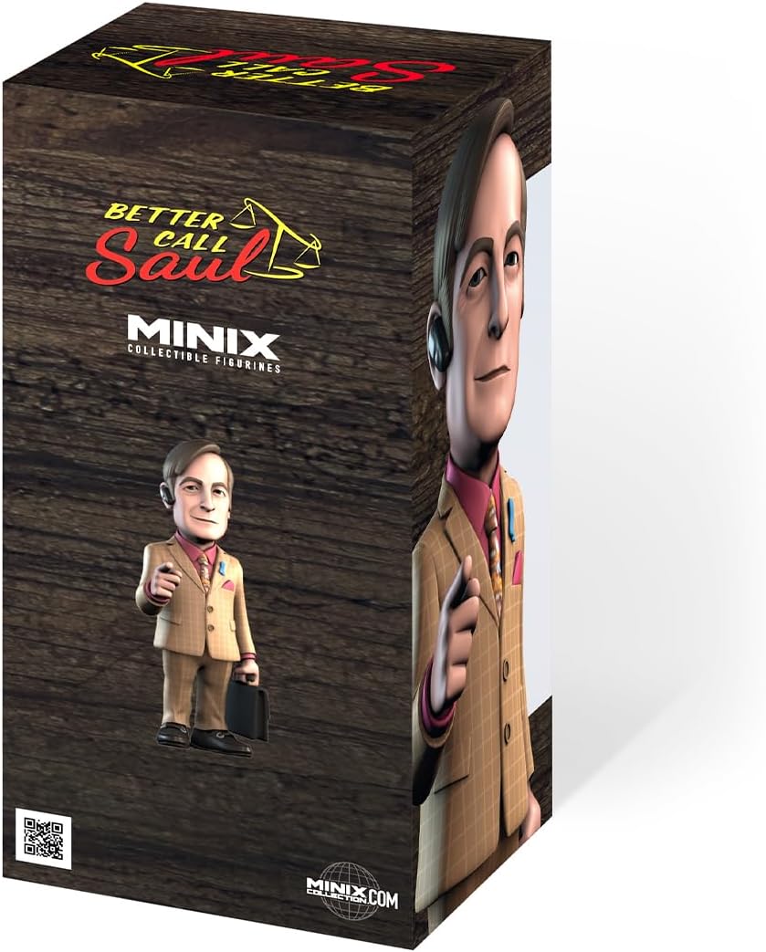 MINIX Bandai Saul Goodman Model | Collectable Saul Goodman Figure From The Better Call Saul TV Series | Bandai Better Call Saul Toys Range | Collect Your Favourite Better Call Saul Figures