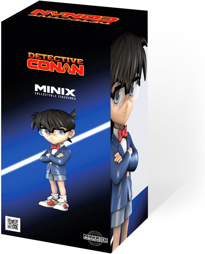 MINIX Bandai Detective Conan Model | Collectable Conan Edogawa Figure | Bandai Manga And Anime Toys Range | Collect Your Favourite Detective Conan Figures For An Anime Merchandise Collection