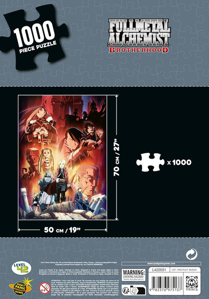Fullmetal Alchemist Brotherhood puzzle 1000 pièces
