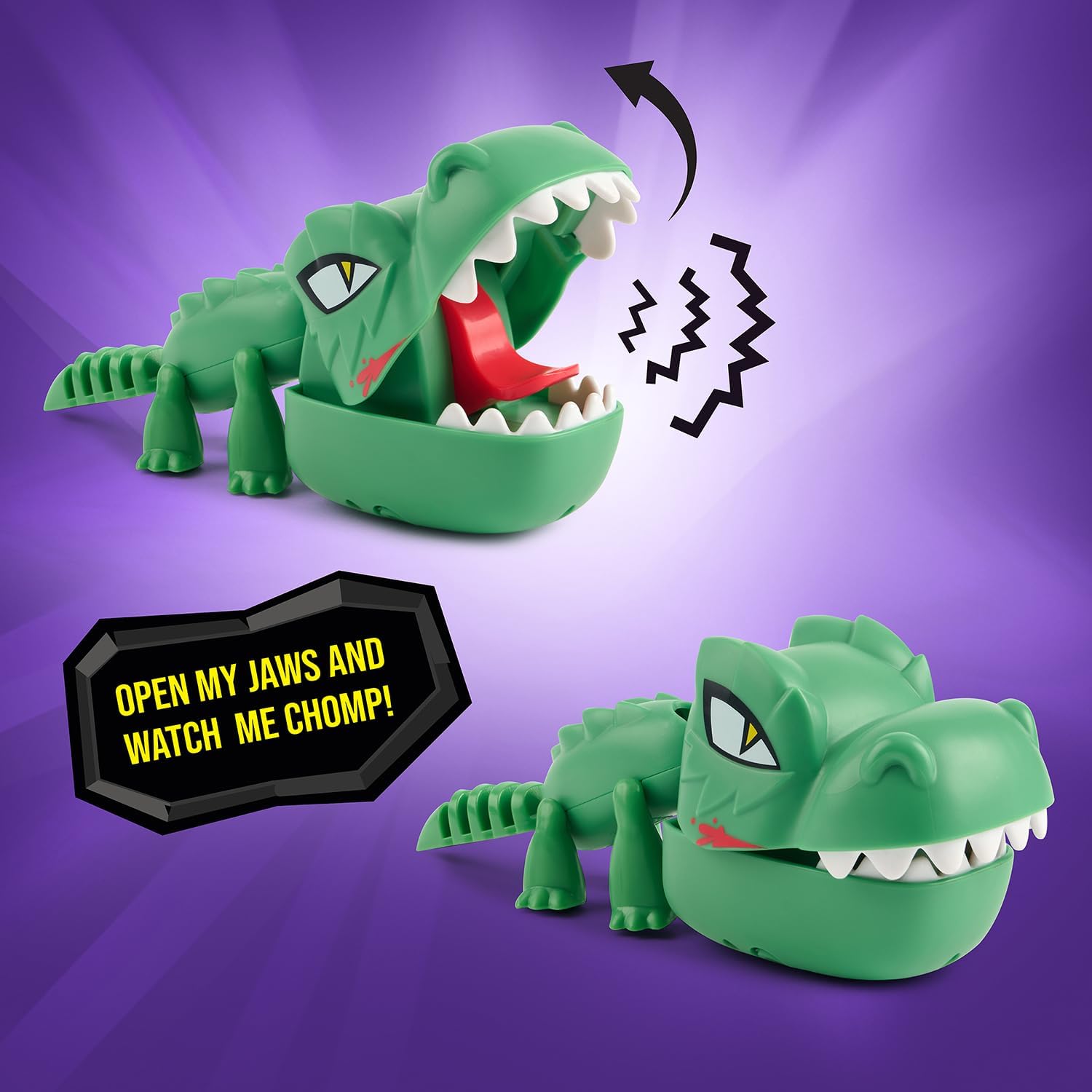 Untamed Bite Club Crocodile, Chomp (Groen), Bijtend Wezen, Prank Toy (Leeftijd 5+)