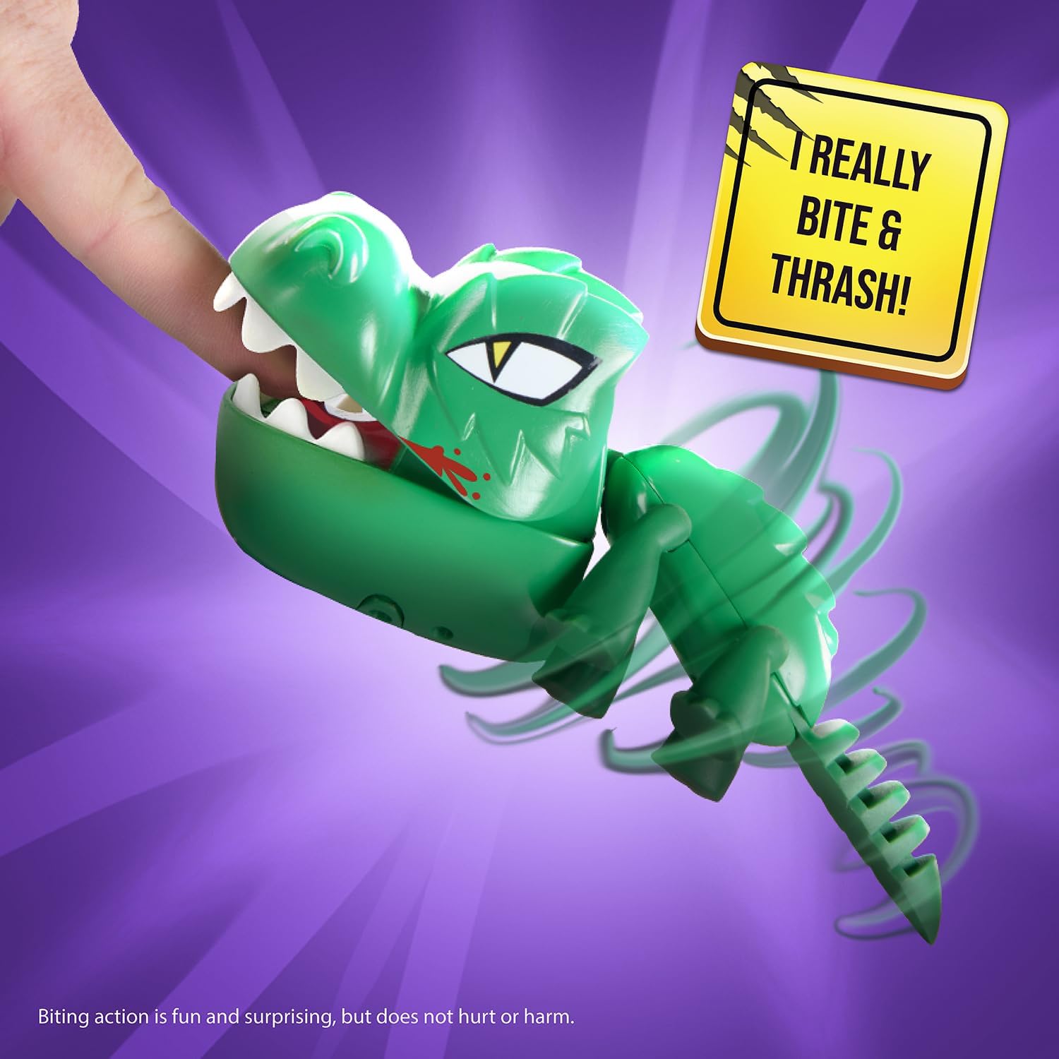 Untamed Bite Club Crocodile, Chomp (Groen), Bijtend Wezen, Prank Toy (Leeftijd 5+)