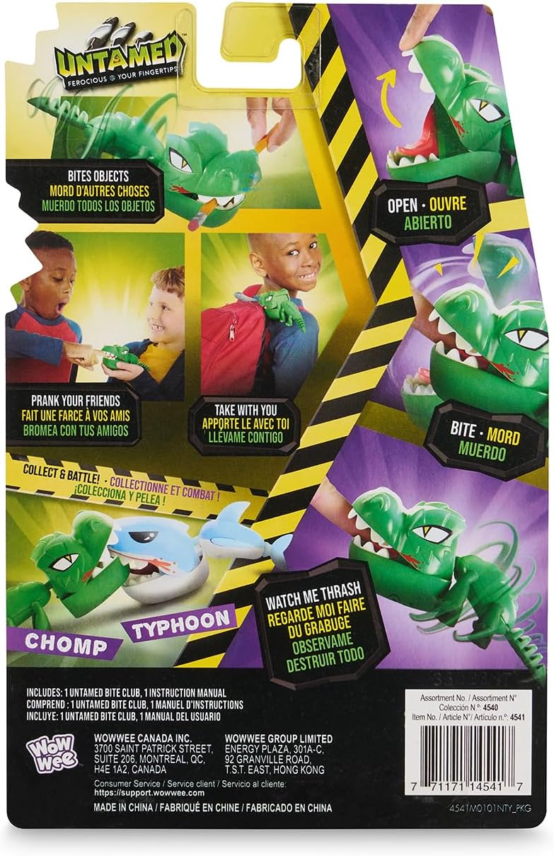 Untamed Bite Club Crocodile, Chomp (Groen), Bijtend Wezen, Prank Toy (Leeftijd 5+)