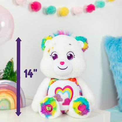 Care Bears True Friend Bear, Cuddly Toys for Children, Cute cuddly teddy bear, Collection Suitable for Girls and Boys Ages 4+