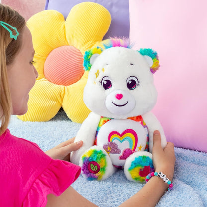 Care Bears True Friend Bear, Cuddly Toys for Children, Cute cuddly teddy bear, Collection Suitable for Girls and Boys Ages 4+