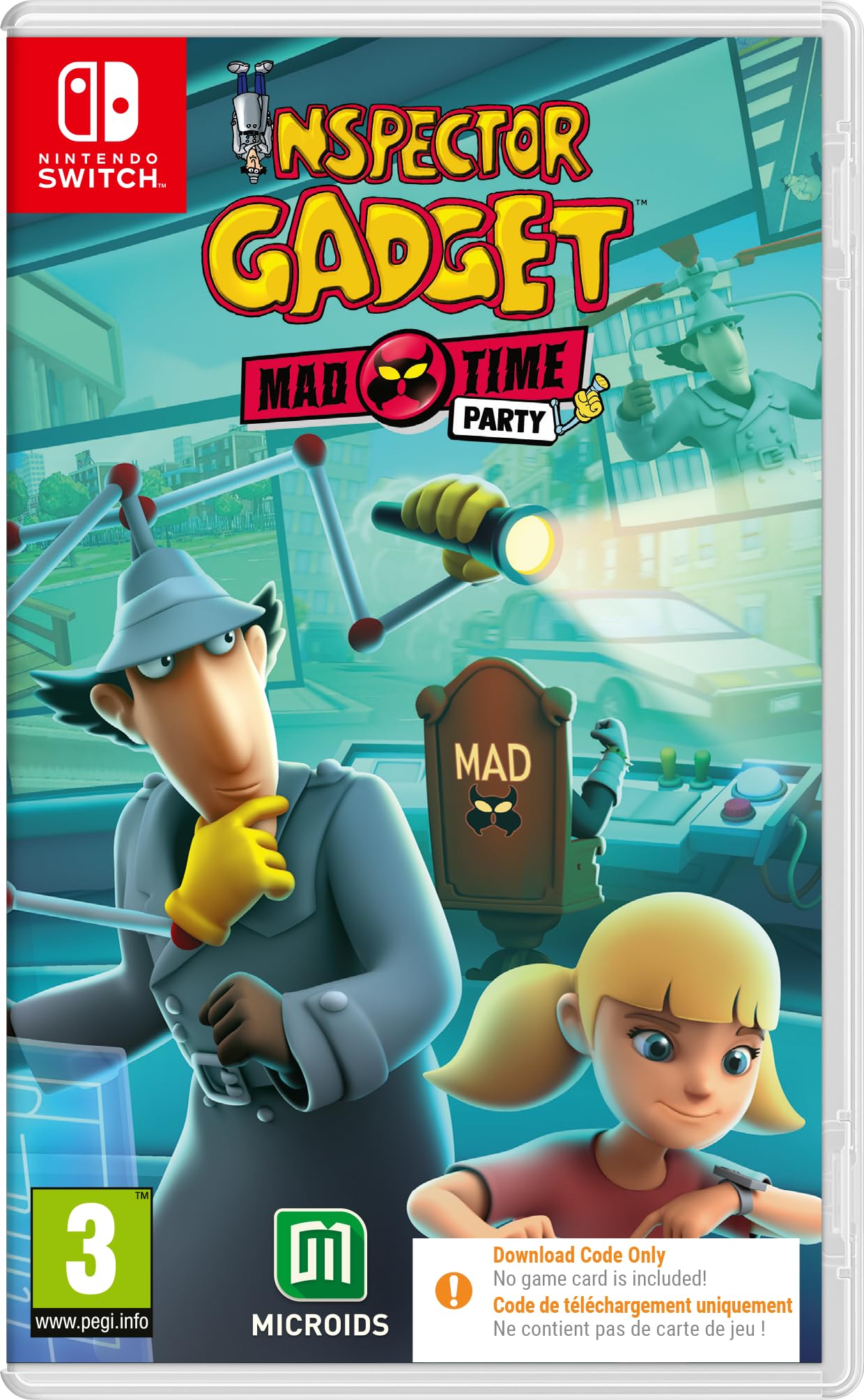 Inspector Gadget: Mad Time Party (Switch Code-in-Box