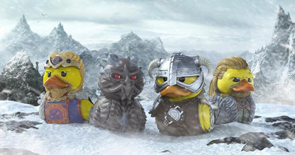 TUBBZ Boxed Edition Dovahkiin Collectible Vinyl Rubber Duck Figure - Official Skyrim Merchandise - Fantasy Video Games