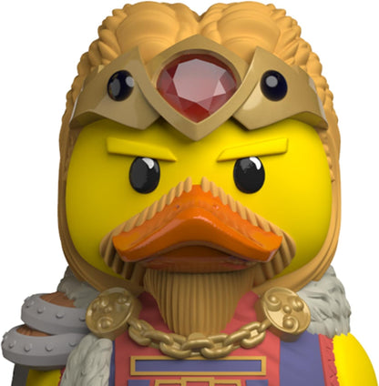 TUBBZ Statuina di anatra in gomma vinilica da collezione Jarl Balgruuf, prodotto ufficiale Skyrim, videogiochi fantasy