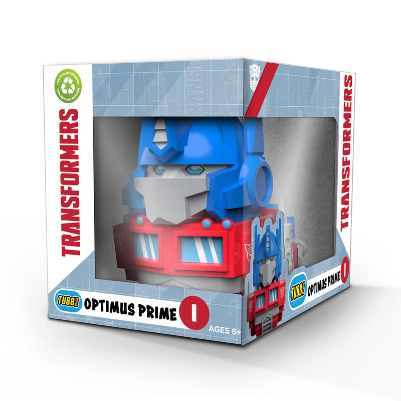 TUBBZ Boxed Edition Optimus Prime Collectible Vinyl Rubber Duck Figuur - Officiële Transformers Merchandise - Sci-Fi films, tv en videogames