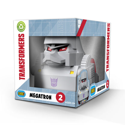 TUBBZ Boxed Edition Megatron - Figura Coleccionable de Pato de Goma de Vinilo - Producto Oficial de Transformers - Películas de Ciencia ficción, TV y Videojuegos
