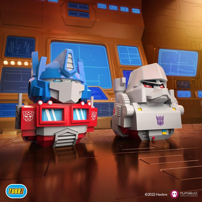 TUBBZ Boxed Edition Megatron - Figura Coleccionable de Pato de Goma de Vinilo - Producto Oficial de Transformers - Películas de Ciencia ficción, TV y Videojuegos