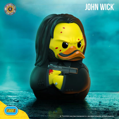 TUBBZ Erstausgabe: John Wick Ausgabe als Cosplaying-Gummiente Vinylfigur