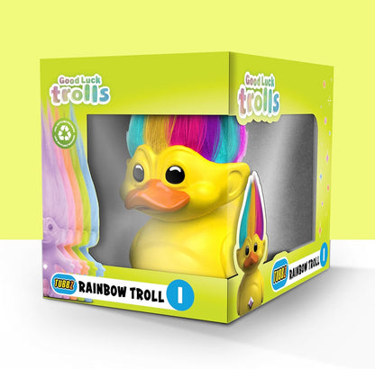 TUBBZ NS5071 Rainbow Rubber Duck, Regenbogen Troll (Boxed)