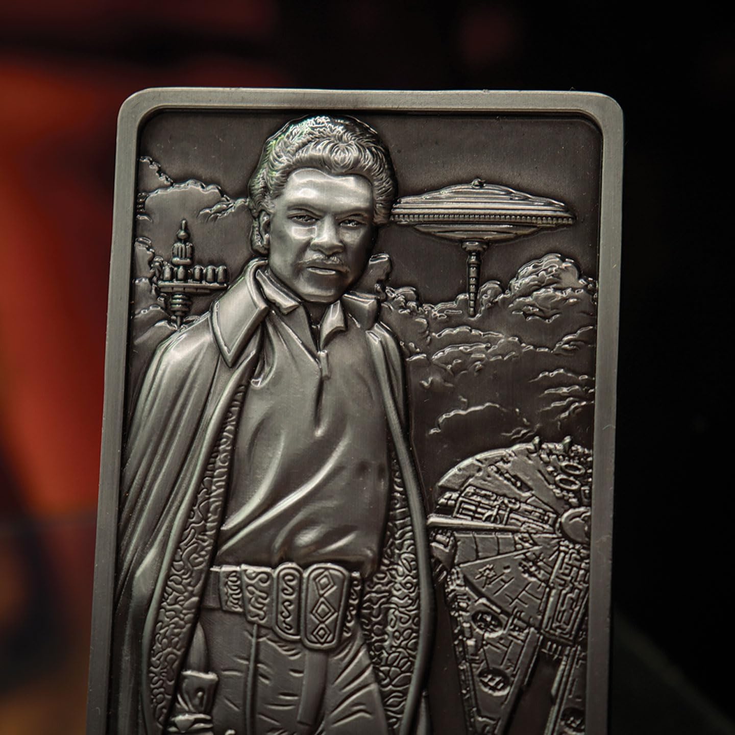FaNaTtik Star Wars Lando Calrissian Collectible Metal Ingot with Stand