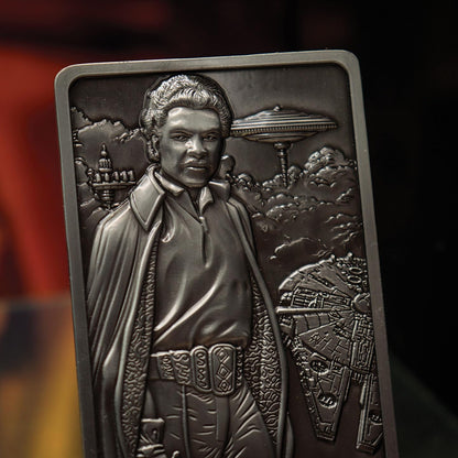 FaNaTtik Star Wars Lando Calrissian Collectible Metal Ingot with Stand