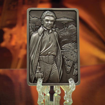 FaNaTtik Star Wars Lando Calrissian Collectible Metal Ingot with Stand