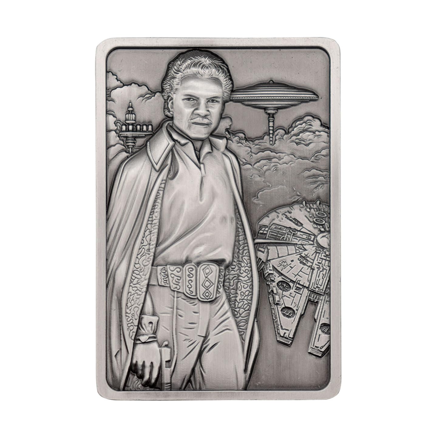 FaNaTtik Star Wars Lando Calrissian Collectible Metal Ingot with Stand