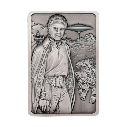 FaNaTtik Star Wars Lando Calrissian Collectible Metal Ingot with Stand