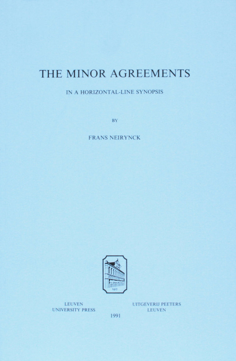 The Minor Agreements in a Horizontal-Line Synopsis