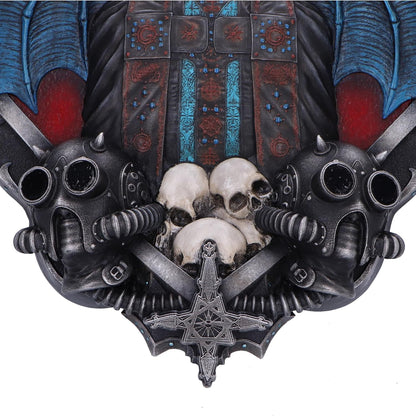 Nemesis Now Ghost Papa Emeritus IV Wall Plaque 29.5cm, Resin, Official Ghost Merchandise, Papa Emeritus Wall Hanging Sculpture, Ghost Band Home Décor, Cast in the Finest Resin, Expertly Hand-Painted