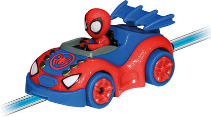 Carrera FIRST 20065032 Spidey & His Amazing Friends - Spidey Slot Car, With Original Marvel License, Suitable For Ages 3 Years+