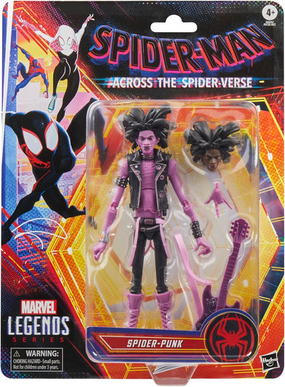 Marvel Legends Series Spider-Punk, Spider-Man: Across the Spider-Verse Collectible 6 Inch Action Figure