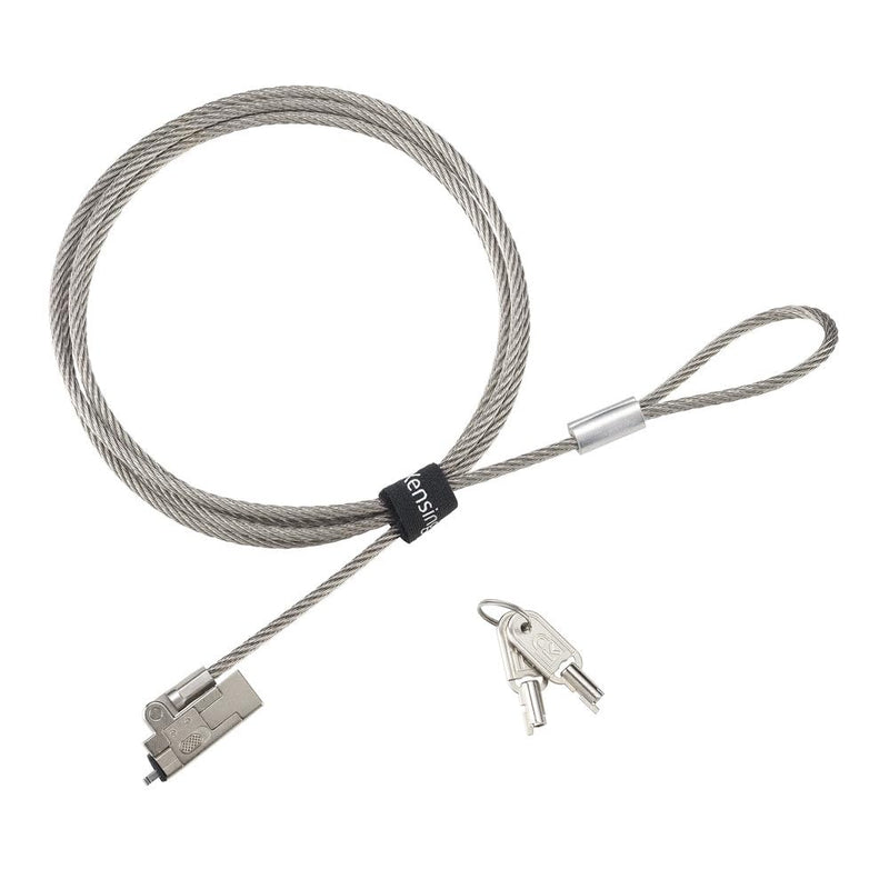 Kensington Slim NanoSaver 2.0 EQ Keyed Laptop Lock, Lockable Device Security Tether for Ultra-Thin Laptops, Lie Flat Thin Profile, Universal Fit, 1.8m (6') Strong Carbon Steel Cable (K60630WW