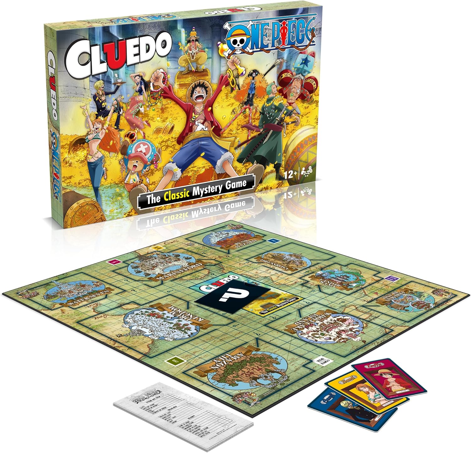 Winning Moves Soziales Detektivspiel Cluedo One Piece Englische Version, WM03398-EN3-6