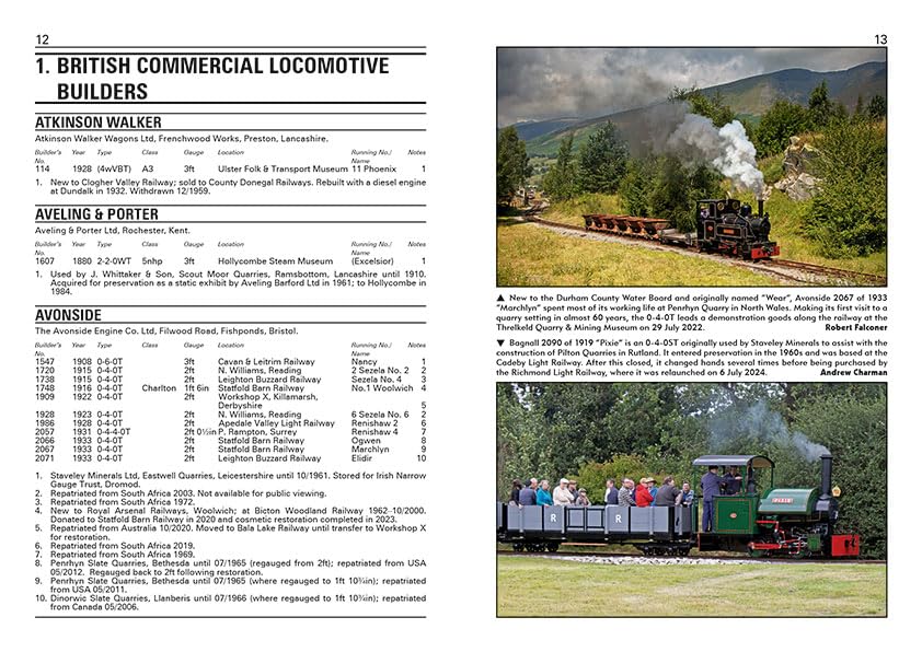 Narrow Gauge Steam Locomotives of Great Britain & Ireland