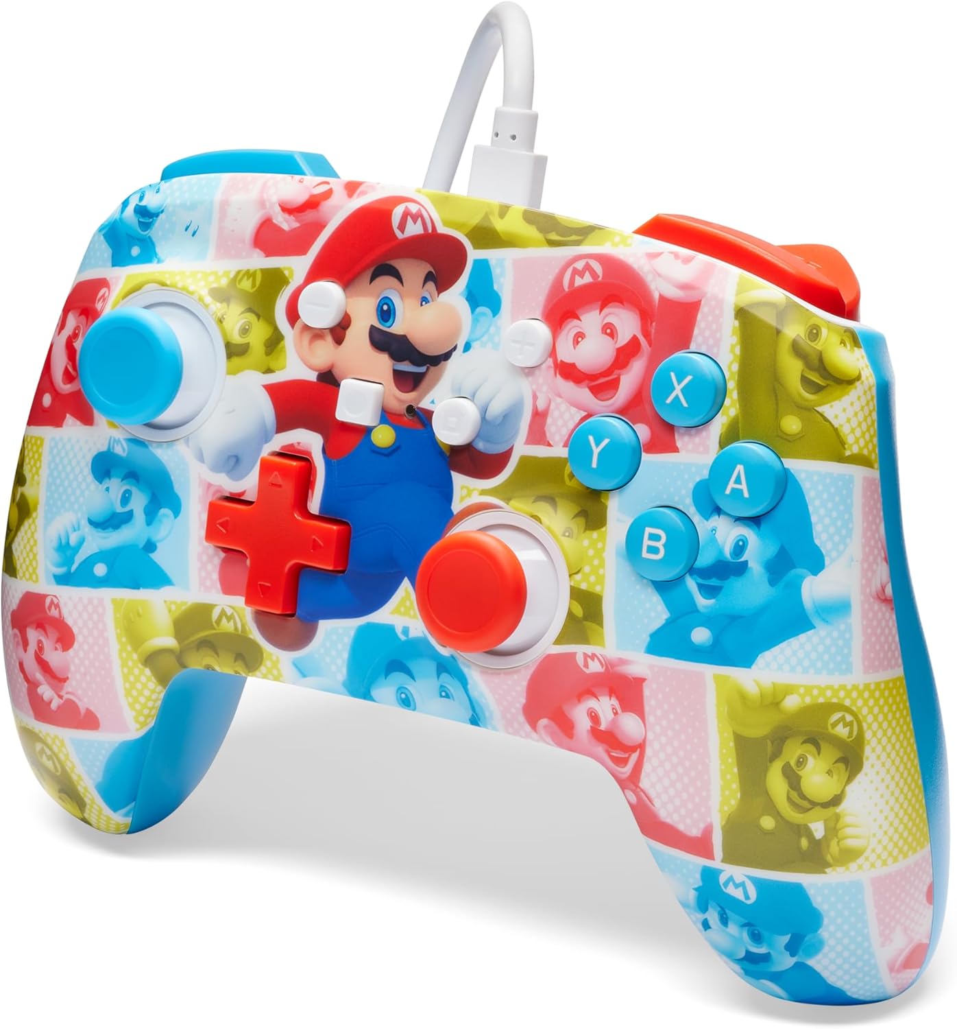 Powera Enhanced Wired Controller - Mario Hero Reel/ Nintendo Switch
