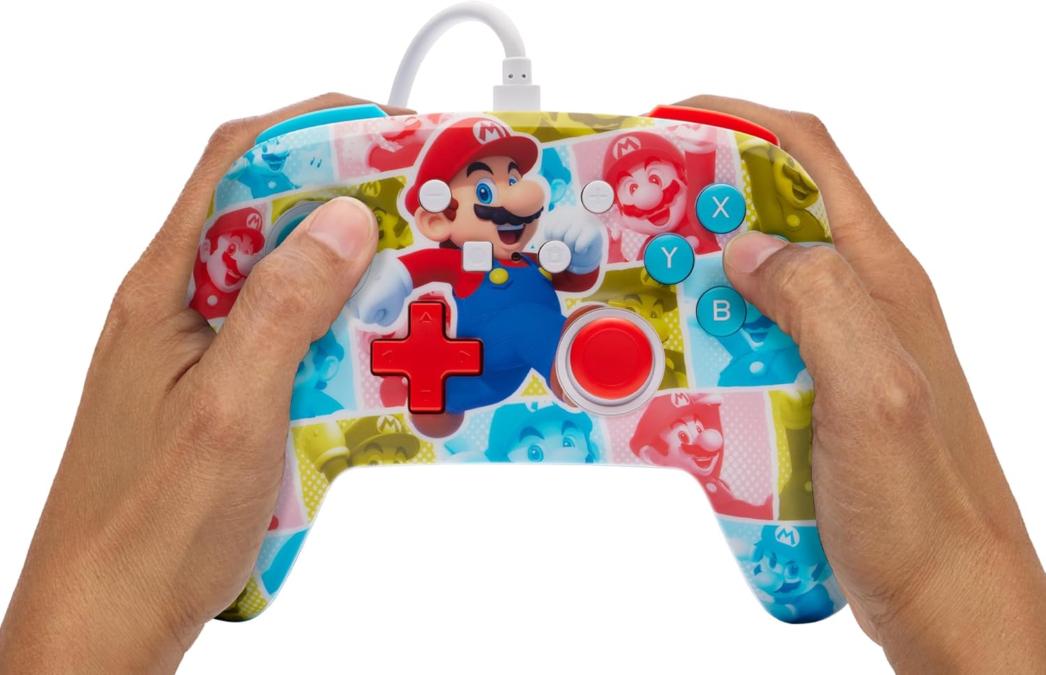 Powera Enhanced Wired Controller - Mario Hero Reel/ Nintendo Switch