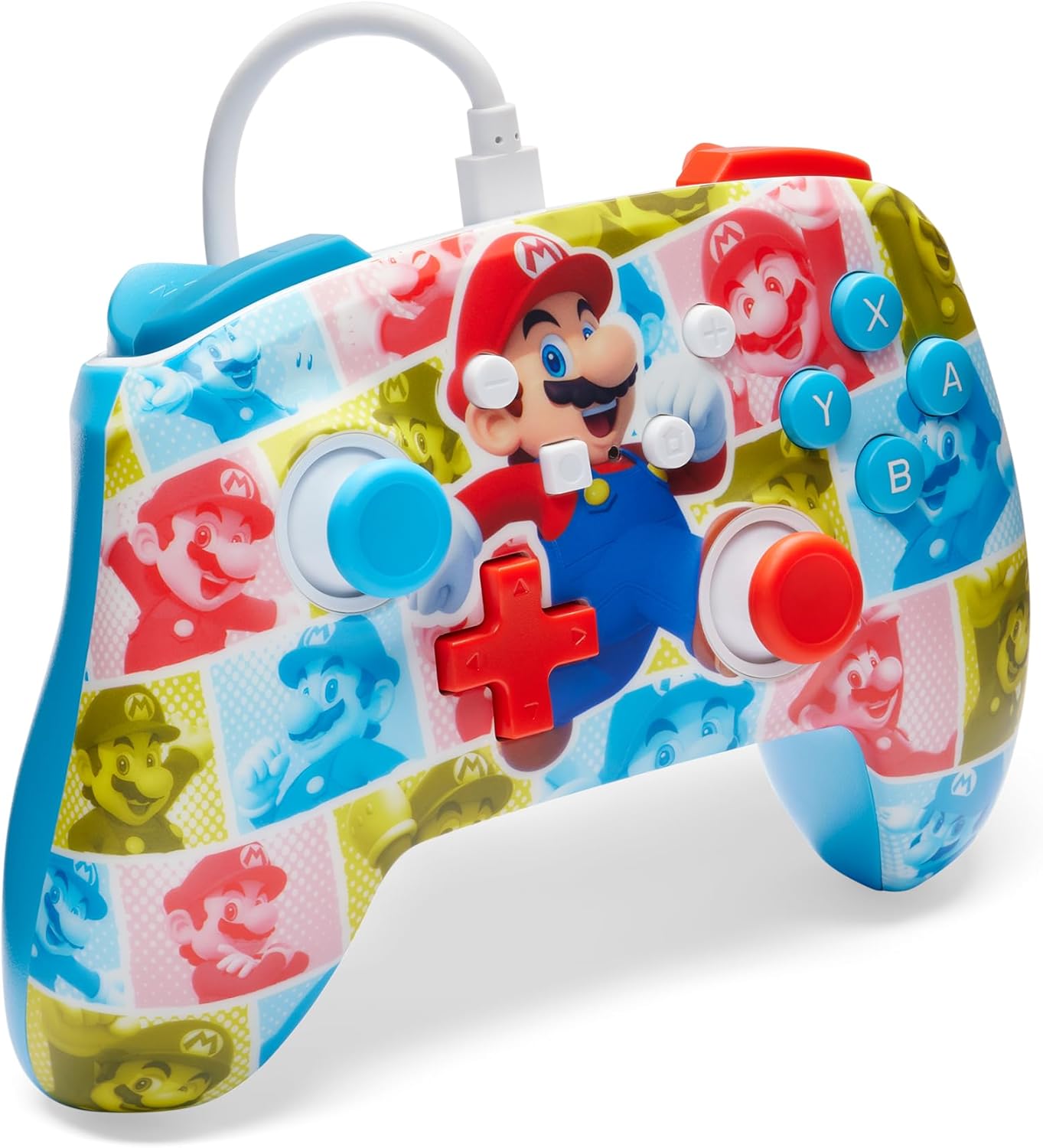 Powera Enhanced Wired Controller - Mario Hero Reel/ Nintendo Switch