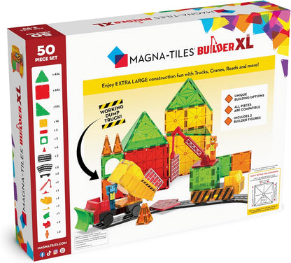 Magnatiles - Builder - XL Set - 50-delig