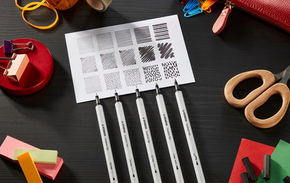 Multi-Tip Pen Set - STABILO Creative Tips - ARTY - Tin of 50 - URBAN - Assorted Colours
