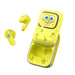 OTL Technologies SB1391 SpongeBob Squarepants Slider TWS Earphones with Slide Open Light Up Charging Case - Yellow