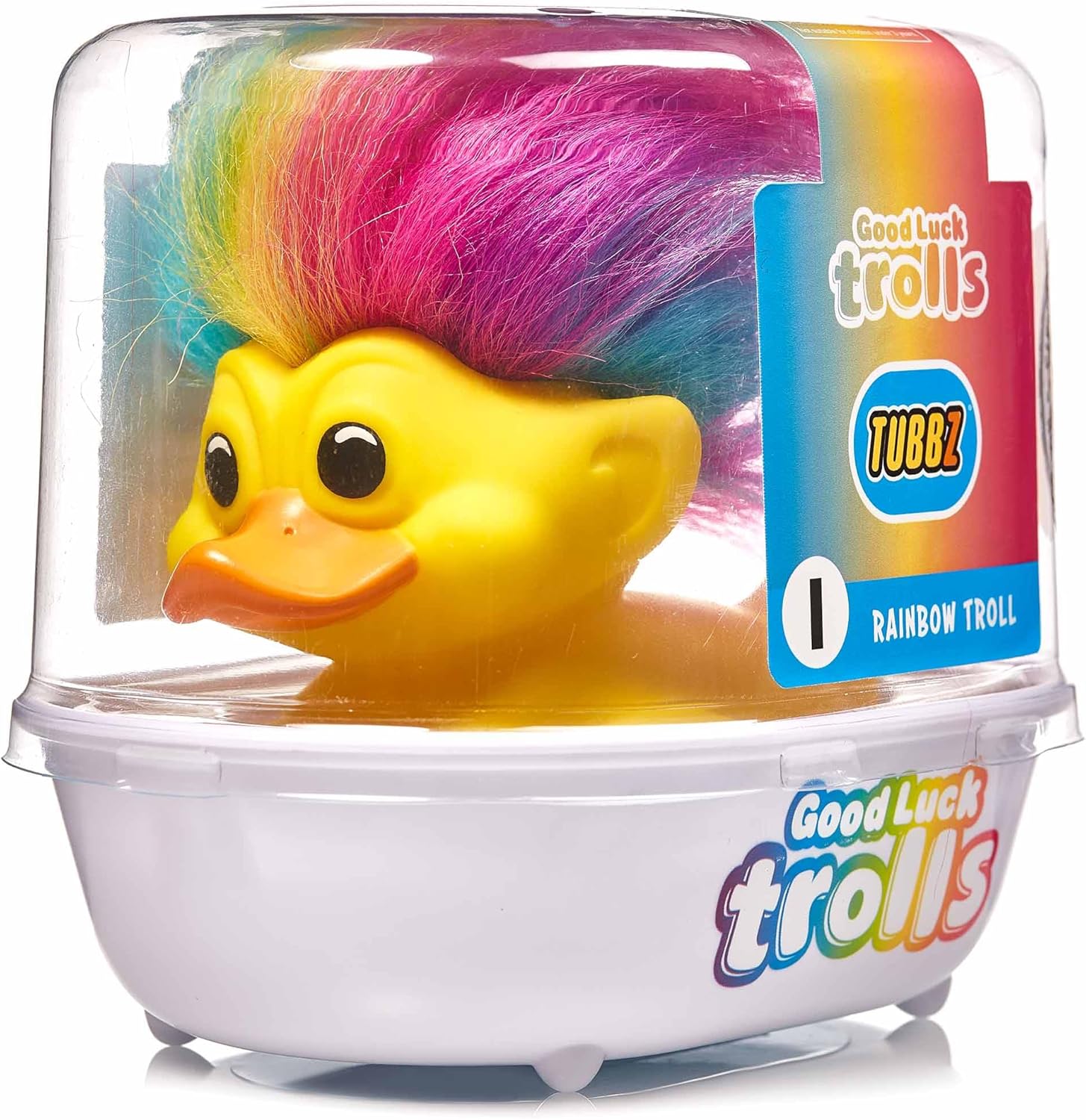 TUBBZ Erstausgabe Rainbow Troll Sammelfigur aus Vinylgummi - Offizielles Trolls-Merchandise - Fernseher, Filme & Videospiele