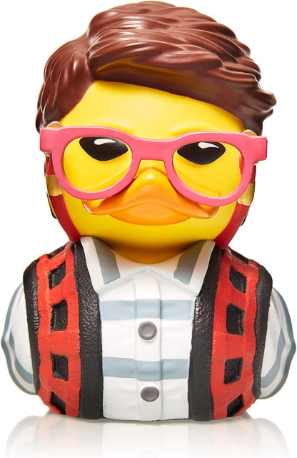 TUBBZ Eerste editie: Ghostbusters - Ray Stantz Cosplaying rubberen eend vinyl figuur (Janine Melnitz (badkuip