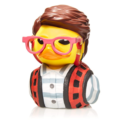TUBBZ Eerste editie: Ghostbusters - Ray Stantz Cosplaying rubberen eend vinyl figuur (Janine Melnitz (badkuip