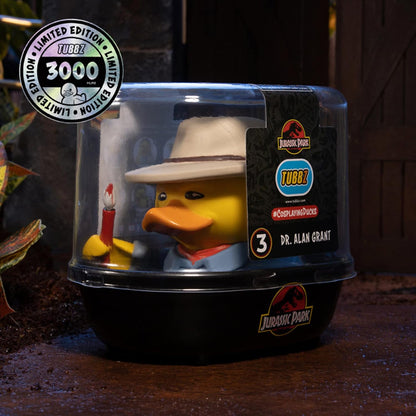 TUBBZ Jurassic World Dr Alan Grant Collectible Duck Figurine - Official Jurassic World Merchandise - Unique Collectors Vinyl Gift - Limited Edition