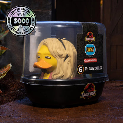 TUBBZ Jurassic World Dr. Ellie Sattler Sammelfigur Ente – Offizielles Jurassic World Merchandise – Einzigartiges Sammler-Vinyl-Geschenk – Limitierte Auflage