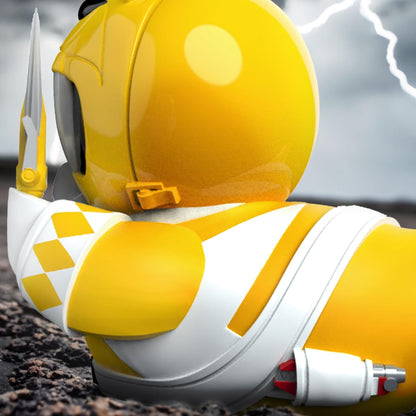 TUBBZ First Edition Yellow Ranger Collectible Vinyl Rubber Duck Figuur - Officiële Power Rangers Merchandise - Kids TV, films en videogames
