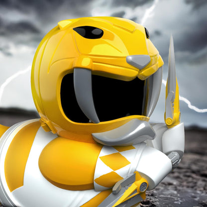 TUBBZ First Edition Yellow Ranger Collectible Vinyl Rubber Duck Figuur - Officiële Power Rangers Merchandise - Kids TV, films en videogames