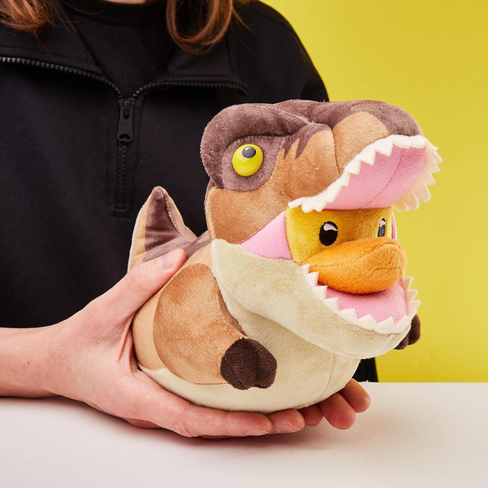 TUBBZ Peluche: Jurassic Park - T-Rex Juguete Coleccionable de Pato de Goma de Peluche Disfrazado