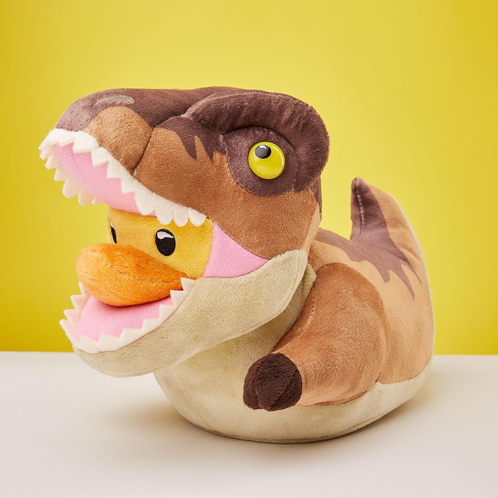 TUBBZ Peluche: Jurassic Park - T-Rex Juguete Coleccionable de Pato de Goma de Peluche Disfrazado
