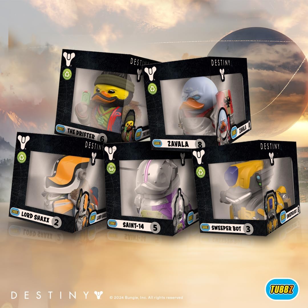 TUBBZ NS4751 Edition Verzamelbare Vinyl Rubber Eend Figuur - Officiële Destiny 2 Merchandise-PC & Videogames, Lord Shaxx (Boxed