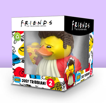TUBBZ Boxed Edition Joey Tribbiani Collectible Vinyl Rubber Duck Figuur - Officiële Friends Merchandise - Films en tv